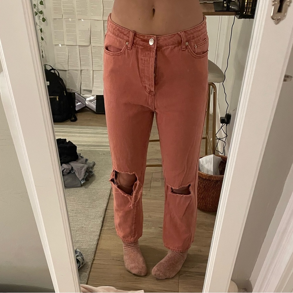 Reddish mid waist jeans